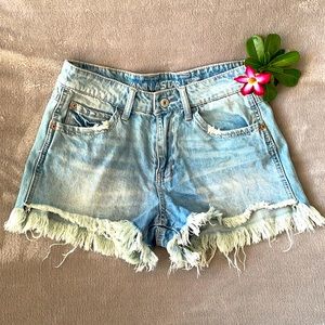 VANILLA STAR Junior’s Festival Denim Shorts Size 5